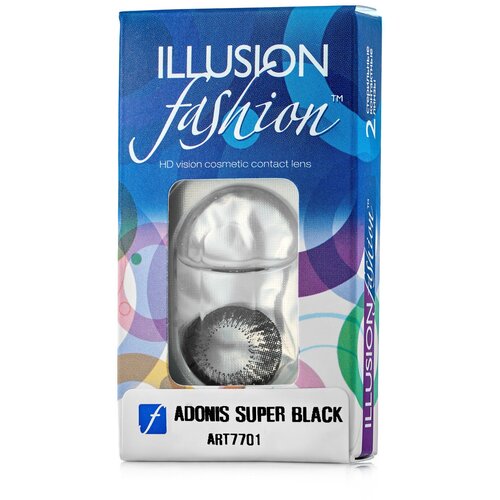   ILLUSION Fashion Adonis, 2 ., R 8,6, D 0, superblack   , -, 