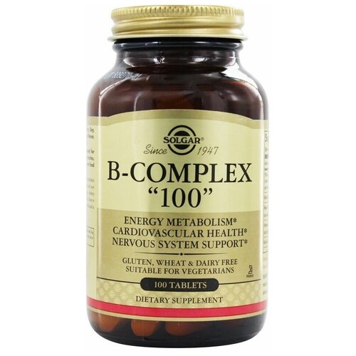 ���������� Solgar B-Complex 100 (�������� ��������� ������ B) 100 ��������