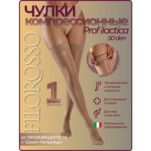 ���������� ����� �������������� Filorosso Profilactica 50 den � ����������� ��������, 1 �����, �������, ������ 4