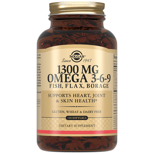 Solgar Omega 3-6-9 Fish, Flax, Borage ., 1300 , 760 , 120 .   , -, 