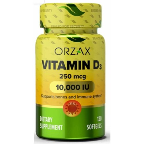 Orzax 3  D3 10000 IU 120    , -, 