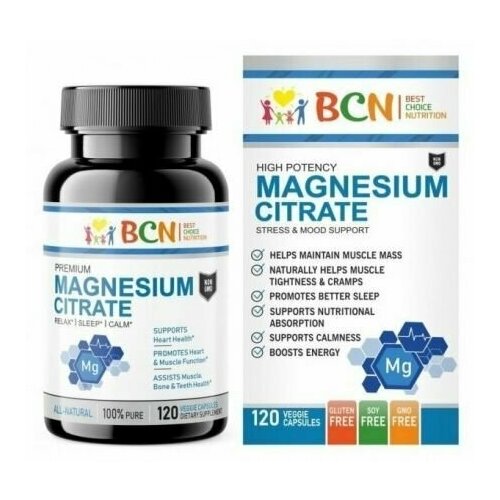 BCN Magnesium Citrate 400 mg, 120      , -, 