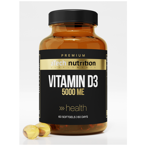 Premium Vitamin D3, 5000 , 0.7 , 60 .   , -, 