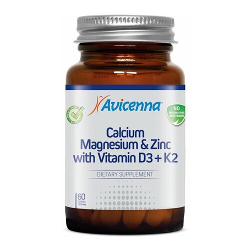 Avicenna Calcium Magnesium & Zink with Vitamin D3 + K2 ., 217 , 60 .   , -, 