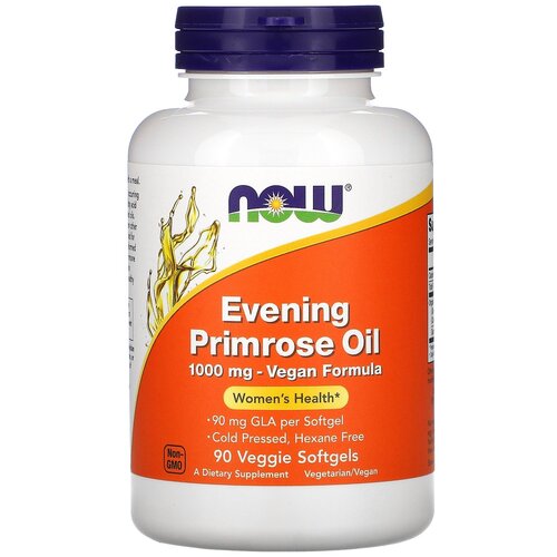 ���������� ������� NOW Evening Primrose Oil 1000 ��, 180 �, 1000 ��, 90 ��.