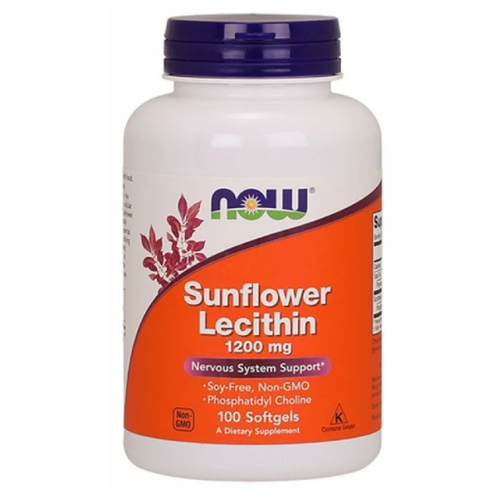 ���������� ������� NOW Sunflower Lecithin 1200 ��, 150 �, 100 ��, 1200 ��, 100 ��.