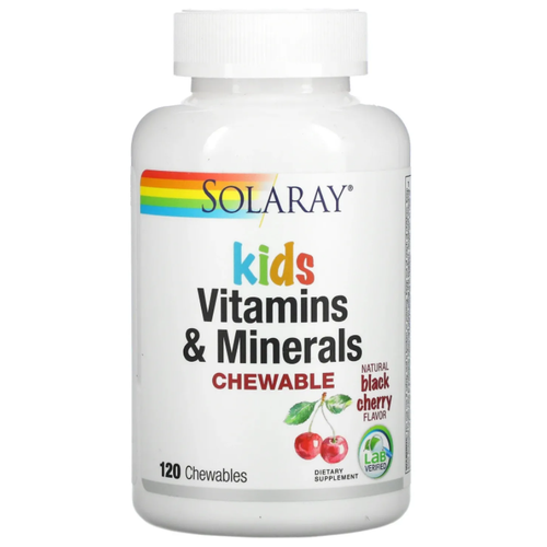  Solaray Kids Vitamins & Minerals Chewable (   ) 120   (Solaray)   , -, 