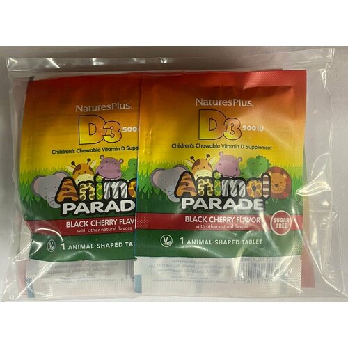 Nature's Plus Animal Parade Vitamin D3 ( D3  )     500 ,  12    , -, 