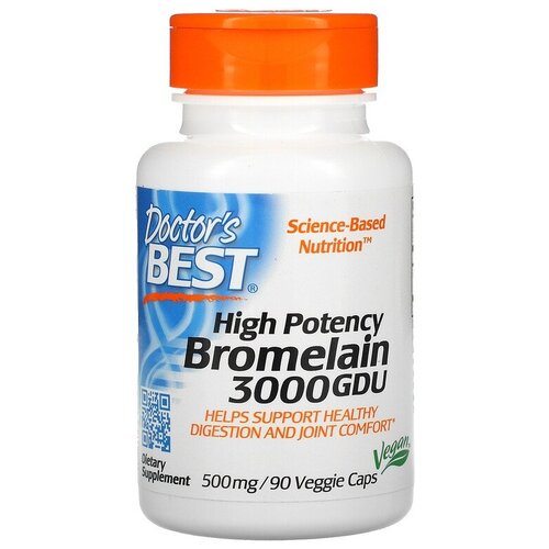 ���������� Doctor's Best High Potency Bromelain 3000 GDU 90 ��. 80 � 1 ��. ����������