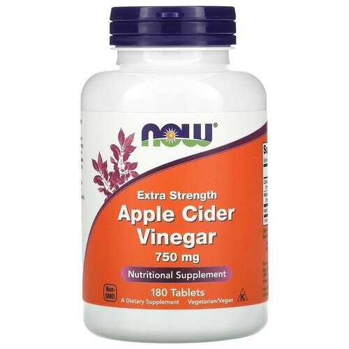 ���������� �������� NOW Apple Cider Vinegar Extra Strength 750 ��, 150 �, 750 ��, 180 ��.