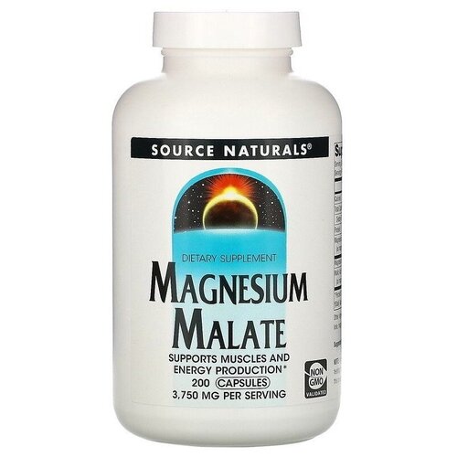 Source Naturals Magnesium Malate 200  (Source Naturals)   , -, 