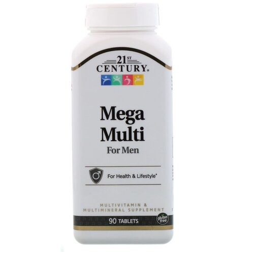  21st Century Mega Multi for Men, 90 .   , -, 