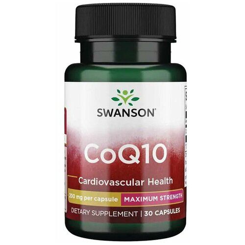 SWANSON Coq10 200 mg Maximum Strength (30 )   , -, 