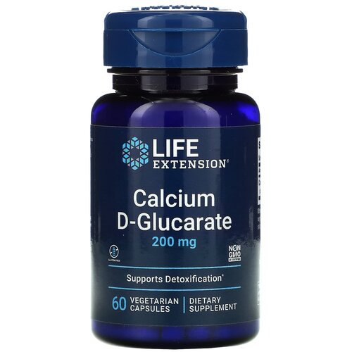  Life Extension Calcium D-Glucarate, 50 , 100 , 200 , 60 .   , -, 