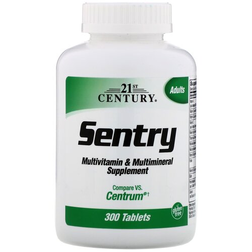  21st Century Sentry Multivitamin & Multimineral Supplement, 100 , 300 .   , -, 