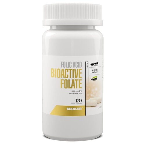 MAXLER Folic Acid BioActive Folate ., 120 , 120 .   , -, 