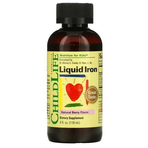  ChildLife Essentials Liquid Iron, 118 , 118    , -, 