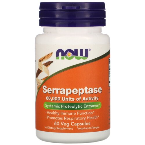  NOW Serrapeptase, 80 , 50 , 60 .   , -, 