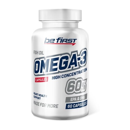 ���������� Be First Omega-3 60% High Concentration ����., 150 �, 60 ��., 1 ��.