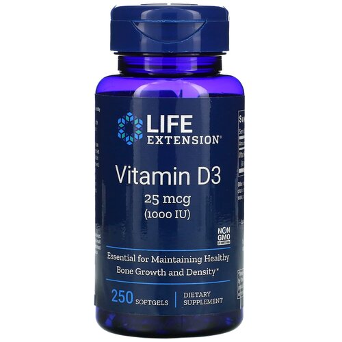  Life Extension Vitamin D3, 110 , 100 , 1000 ME, 250 .   , -, 