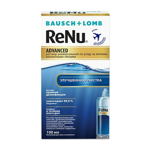  Bausch & Lomb Renu Advanced,  , 100 , 1 .   , -, 