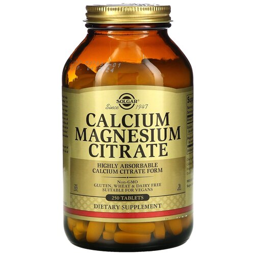 Solgar Calcium Magnesium Citrate ., 1140 , 250 .   , -, 