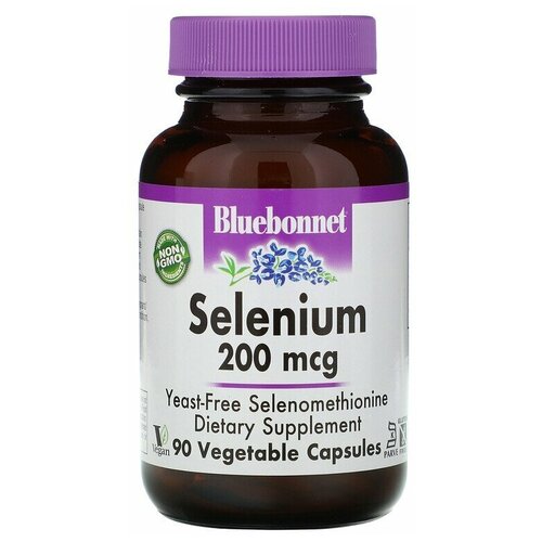 ���������� Bluebonnet Nutrition Selenium (C���� ������������ ��������������) 200 ��� 90 ������