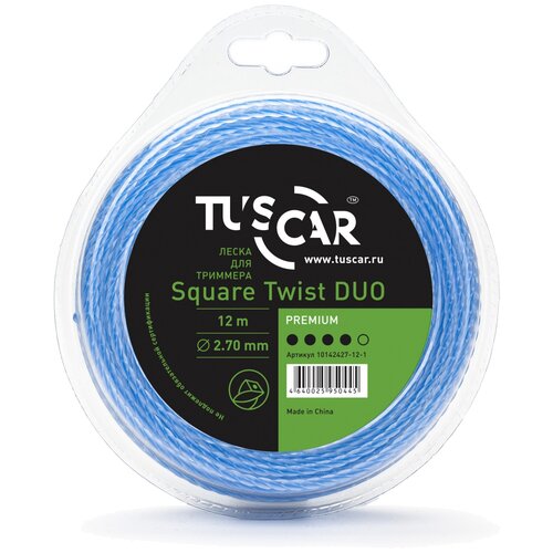  TUSCAR Square Twist DUO Premium 2.7  12  2.7    , -, 