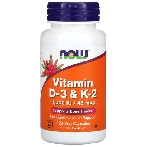  NOW Vitamin D-3 & K-2, 90 , 150 , 120 .   , -, 