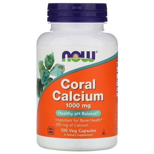   NOW Foods Coral Calcium 1000 mg (100 )   , -, 