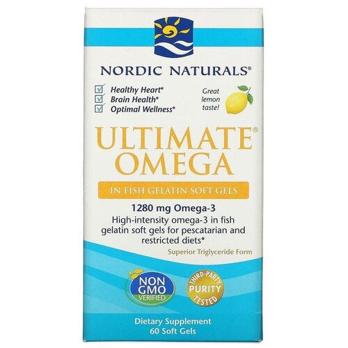 ���������� ������� Nordic Naturals Ultimate Omega (����� �������), 160 �, 60 ��.