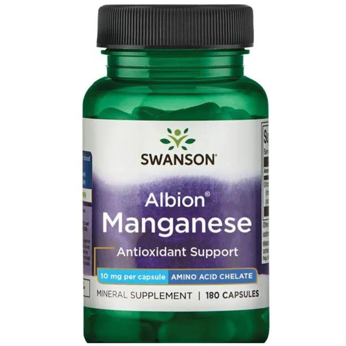 Swanson   Albion Manganese 10mg 180   , -, 