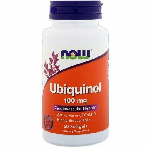 NOW Ubiquinol 100mg 60    , -, 