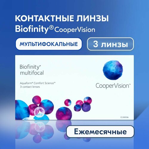   CooperVision Biofinity Multifocal, 3 ., R 8,6, D +1,5, ADD: +1.50 D, 1 .   , -, 