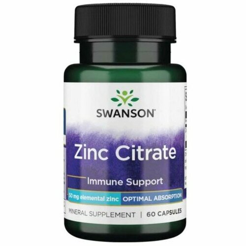 Swanson Zinc Citrate Immune Support 50 mg ( ) 60  (Swanson)   , -, 