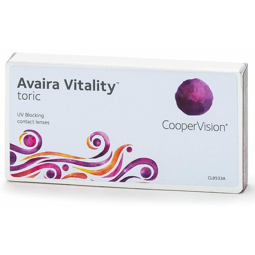    CooperVision Avaira Vitality toric., R 8,5, D +0,25,CYL:-1,75,A:180, , 1 .