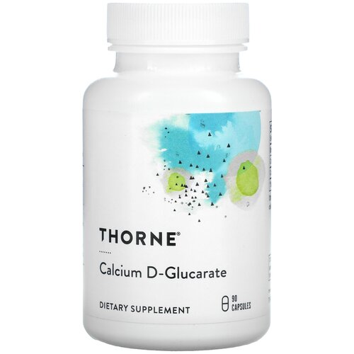 Thorne Research, Calcium D-Glucarate, 90 Capsules   , -, 