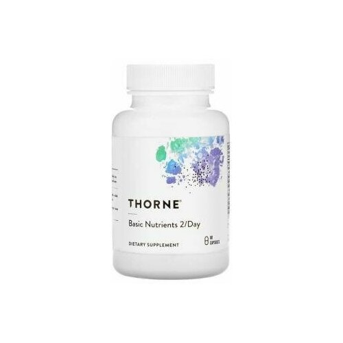 ���������� Thorne Research Basic Nutrients 2/Day (������� ����������� �������� ��� ������ 2 ������ � ����) 60 ������