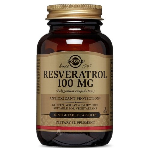 Solgar Resveratrol ., 100 , 300 , 60 .   , -, 