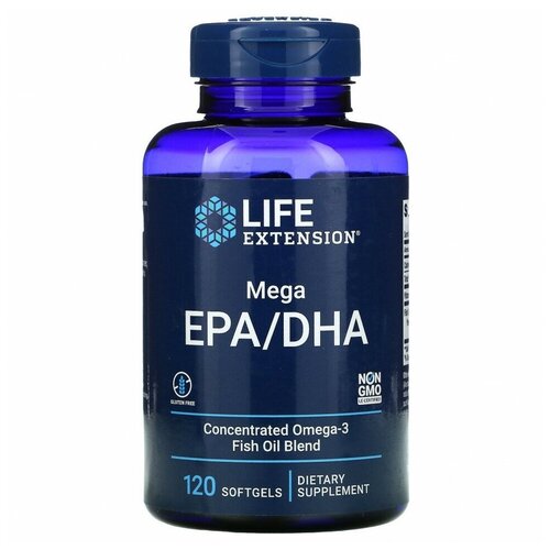 ���������� Mega EPA/DHA, 240 �, 120 ��., 1 ��.