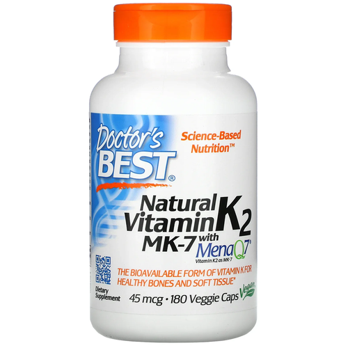 Natural Vitamin K2 MK-7  MenaQ7 . ., 45 , 200 , 180 .   , -, 