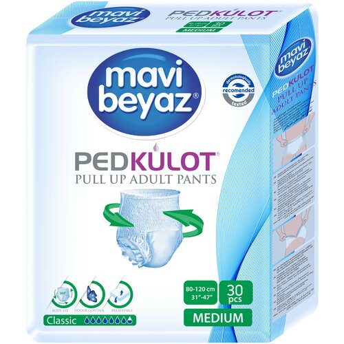  MAVI BEYAZ -   - M 80-120/30.