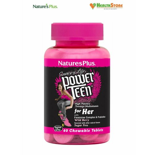 NaturesPlus Source of Life Power Teen For Her 60   ( )    ,        , -, 