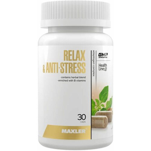 ���������� ��� ��� ������� �������, ���������� � ������ Maxler Relax & Anti-Stress Complex, 30 ������