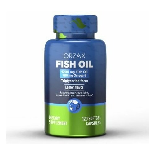 ���������� ORZAX Fish oil Omega 3 / ������ ����� 3 � ����� �������������, 120 ������