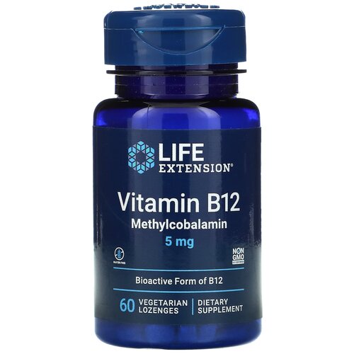  Life Extension Vitamin B12 Bioactive form, 100 , 5 , 60 .   , -, 