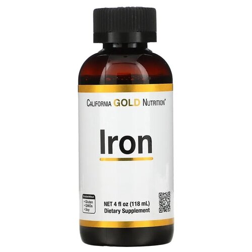 Iron, 4 fl oz (118 ml)   , -, 