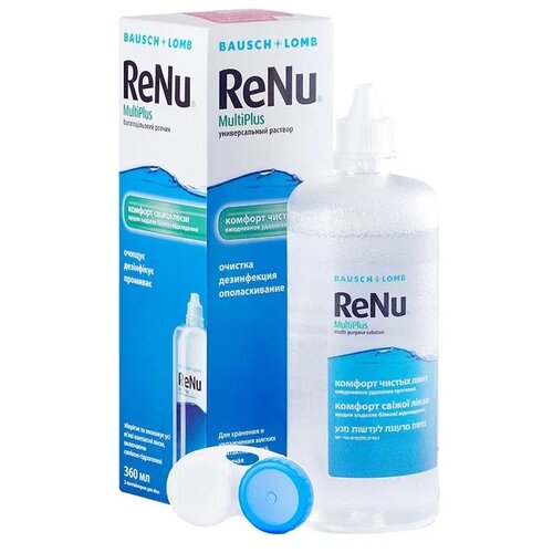 ���������� ������� Bausch & Lomb Renu MultiPlus, � �����������, 360 ��, 1 ��.