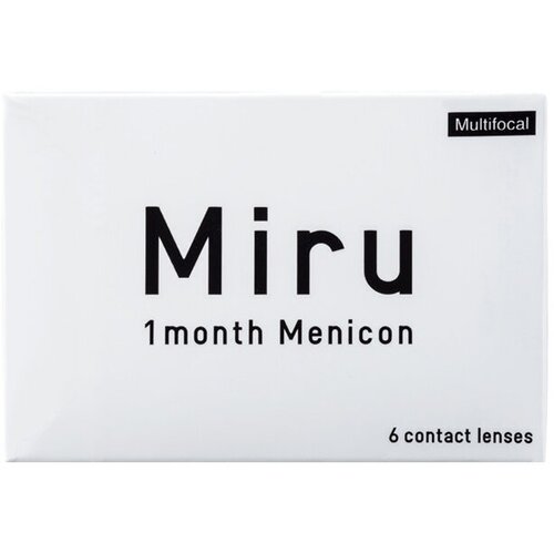 ���������� ���������� ����� �� ����� Menicon Miru 1month Multifocal, 6 ��., R 8,6, D -12,5, ADD: �������