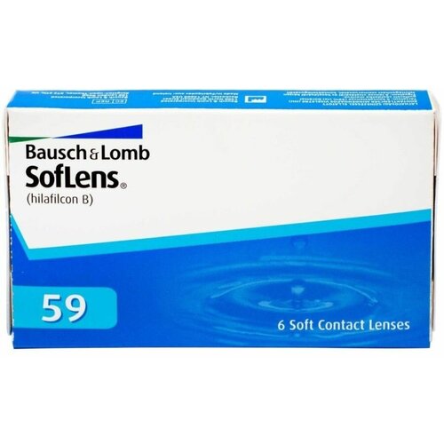   Bausch & Lomb SofLens 59, 6 ., R 8,6, D -0,75   , -, 